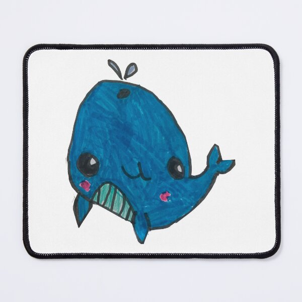 Item preview, Whale - Cute Cartoon Kid Drawing designed and sold by LexiesDoodle.