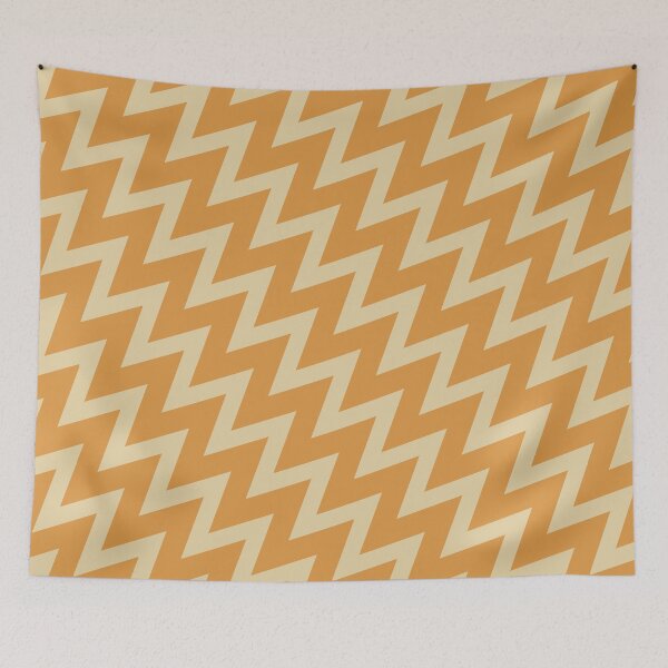 Item preview, Slanted Tangerine Chevron designed and sold by STUDIO MORE Los Angeles.