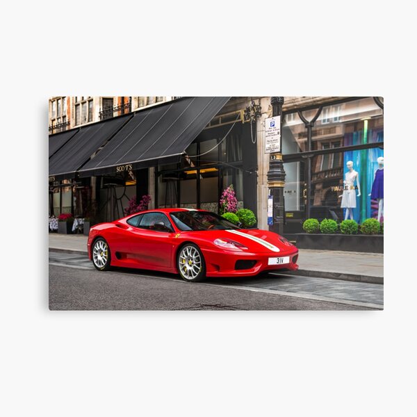 Ferrari 360 Challenge Stradale Metal Print