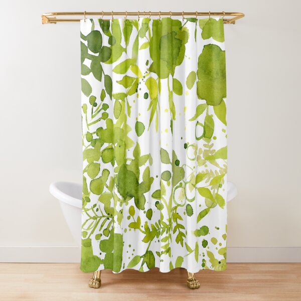 Vista previa del artículo con la obra « Patrón de hoja floral acuarela chartreuse verde», diseñado y vendido por Sue Zipkin.