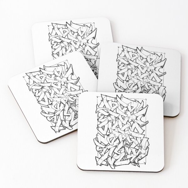 Item preview, Style practice 6. ABC design. Graffiti alphabet by dino designed and sold by Rhinosaurarts.
