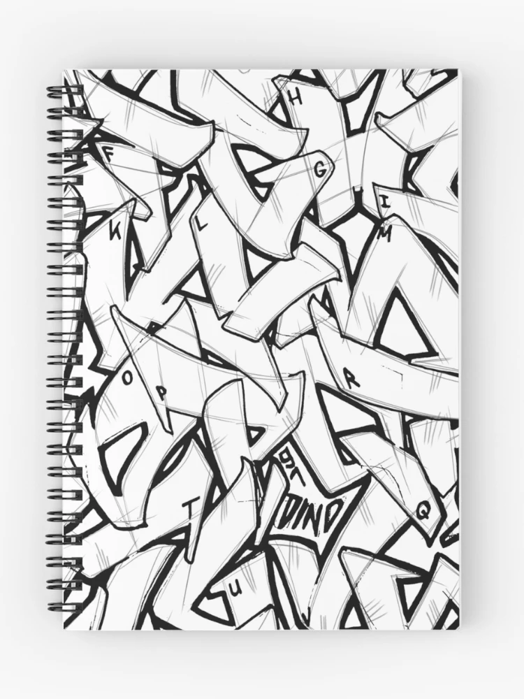 Style practice 6. ABC design. Graffiti alphabet by dino