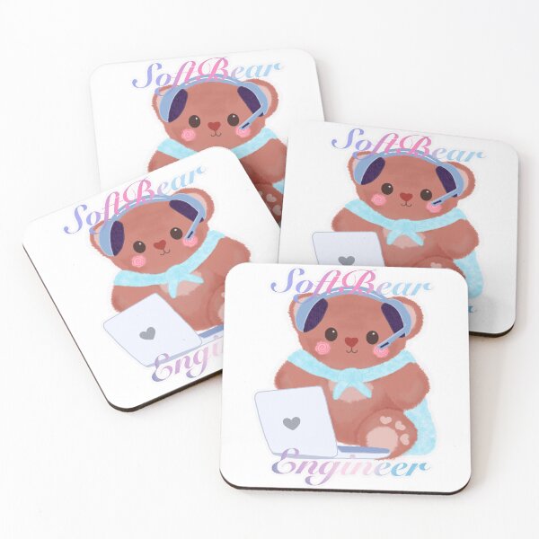 Item preview, Cute SoftBear Engineer Sticker Software Engineering Bear Teddy Bear designed and sold by jlgrammes.