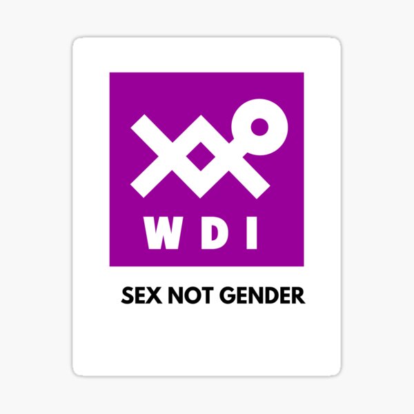 Sex Not Gender Womens Declaration Sticker For Sale By Womensdec