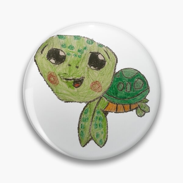 Item preview, Sea Turtle - Cute Cartoon Kid Drawing designed and sold by LexiesDoodle.