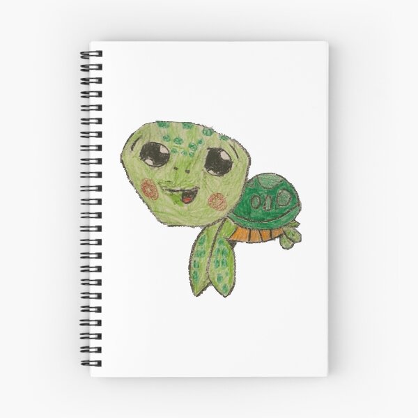 Item preview, Sea Turtle - Cute Cartoon Kid Drawing designed and sold by LexiesDoodle.