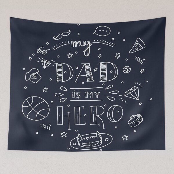 Item preview, My DAD Is My HERO Fathers Day designed and sold by Lounaadam.
