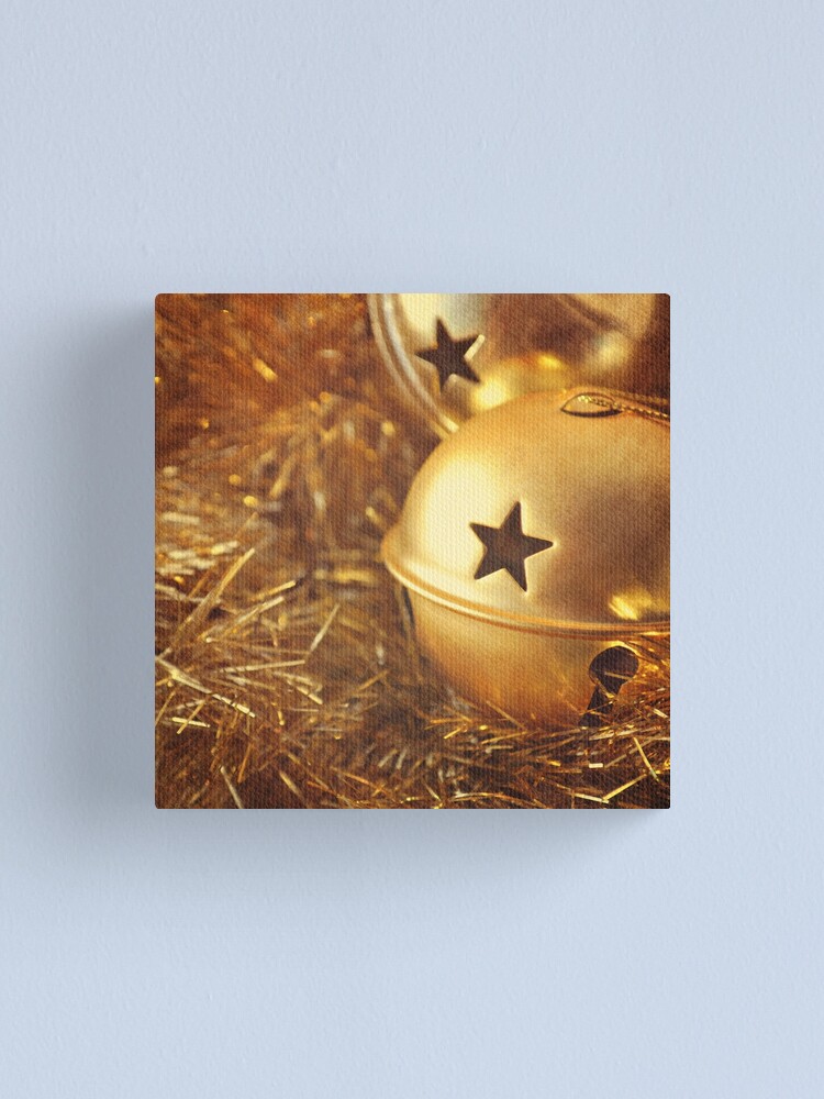 small gold christmas baubles
