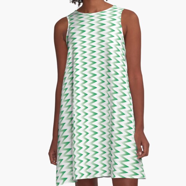 Item preview, green zigzag designed and sold by demirkanad.
