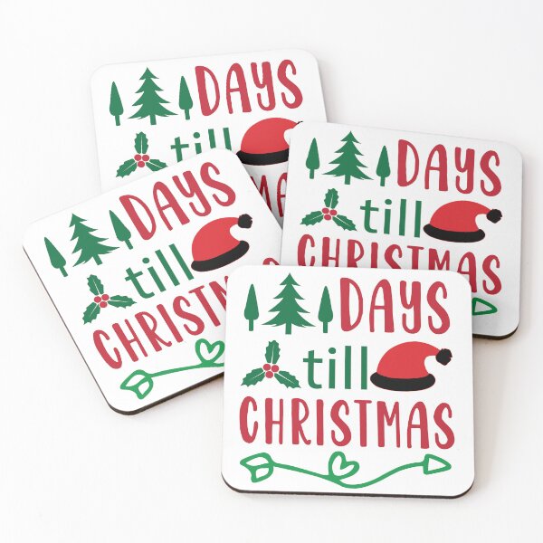 Item preview, Days till Christmas Its the Most Wonderful Time of the Year Santa Merry Christmas Happy Gift Premium Apparel Funny Holiday Xmas designed and sold by DesignByHeartUK.