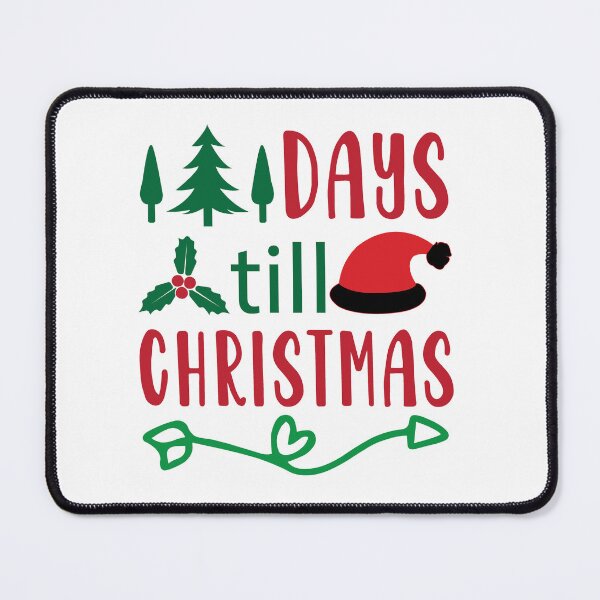 Item preview, Days till Christmas Its the Most Wonderful Time of the Year Santa Merry Christmas Happy Gift Premium Apparel Funny Holiday Xmas designed and sold by DesignByHeartUK.