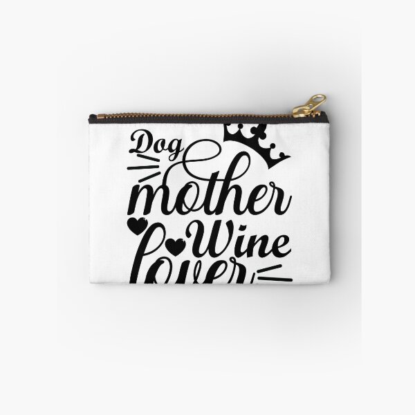 Item preview, Dog Mother Wine Lover Love Puppy Bulldog Boxer Bull Terrier Dad Best Pug Dad Pug Love Ever Gift Premium Apparel Funny Holiday Xmas designed and sold by DesignByHeartUK.