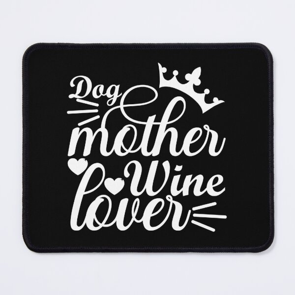 Item preview, Dog Mother Wine Lover Love Puppy Bulldog Boxer Bull Terrier Dad Best Pug Dad Pug Love Ever Gift Premium Apparel Funny Holiday Xmas designed and sold by DesignByHeartUK.
