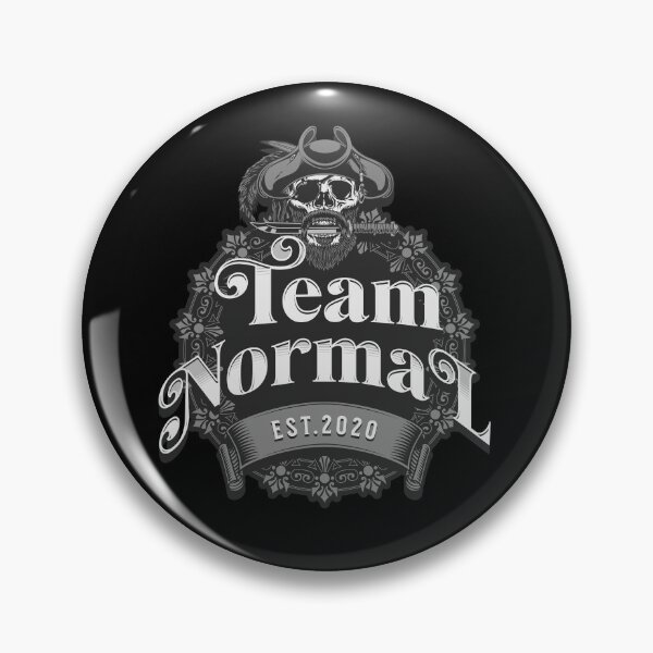 Item preview, Team Normal Pirate Skull Established 2020 designed and sold by MimsTees.