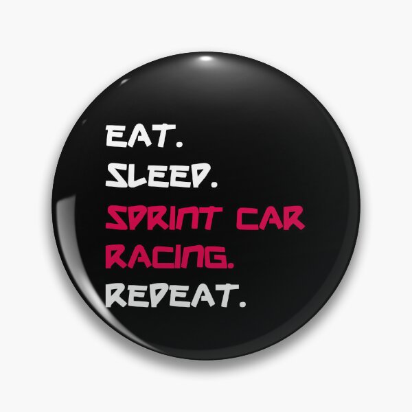 Item preview, Eat Sleep Sprint Car Racing Repeat Funny Gifts designed and sold by rachidhaz.