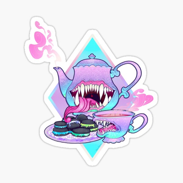 Bitey Tea Party Sticker