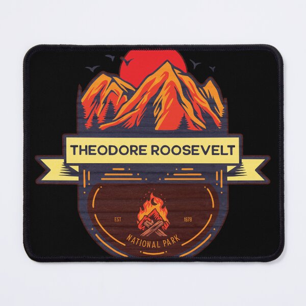Item preview, Theodore Roosevelt National Park Sun & Mountains designed and sold by JordanHolmes.