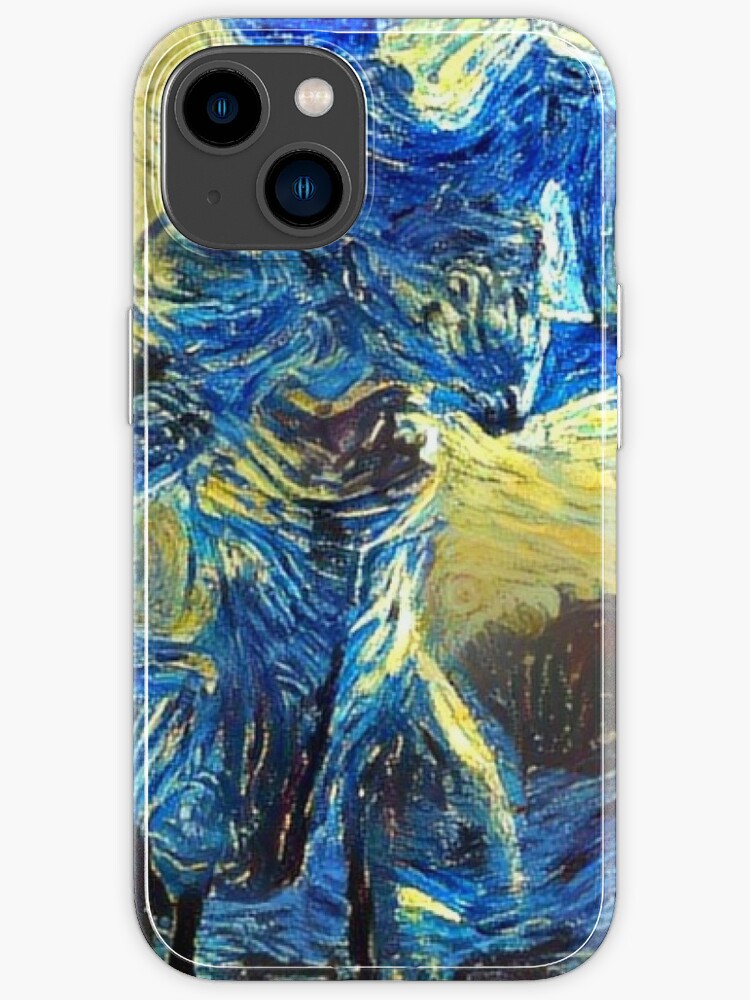 Elden Ring Wallpaper in Starry Night Style iPhone Case by weirdo97