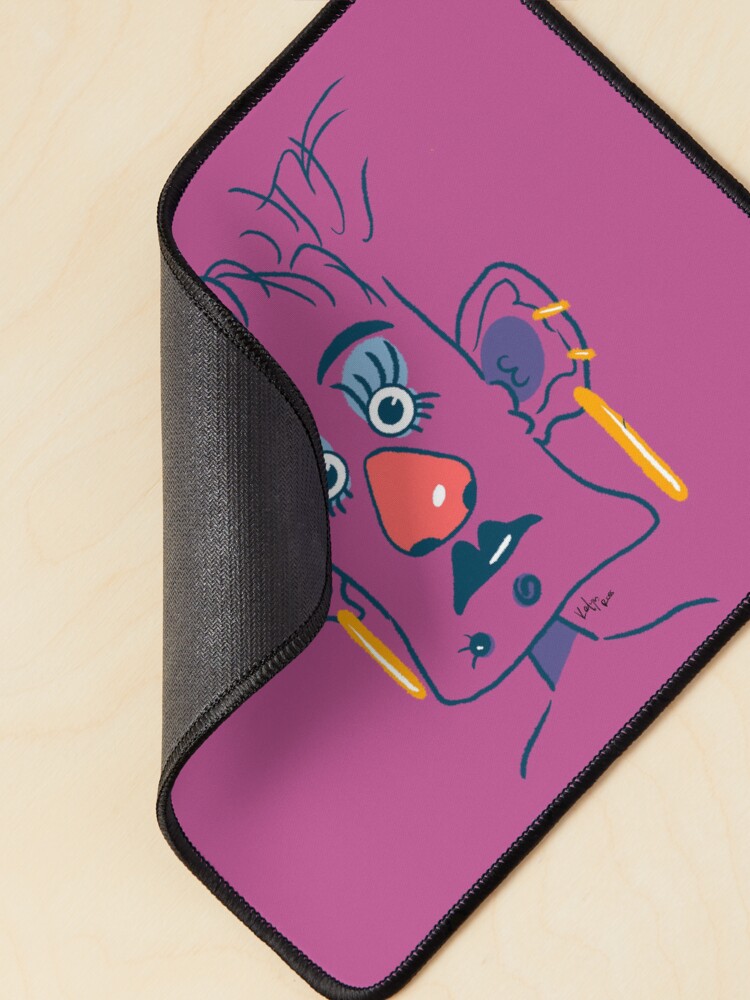 Alternate view of Coco cat librarian well Mouse Pad