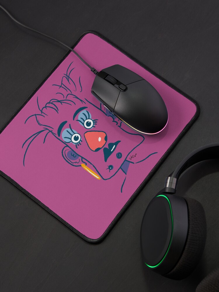Alternate view of Coco cat librarian well Mouse Pad