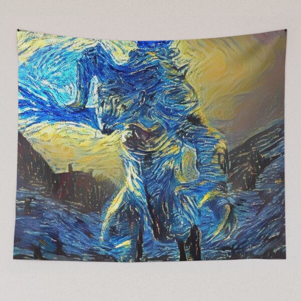 Item preview, Fallout Deathclaw Starry Night designed and sold by weirdo97.