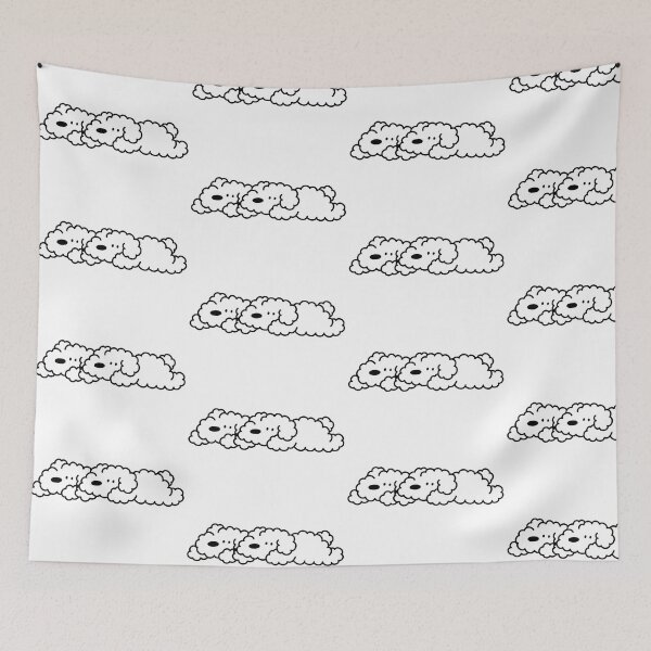 Item preview, Two cute fluffy dogs designed and sold by Thing3of4girlie.