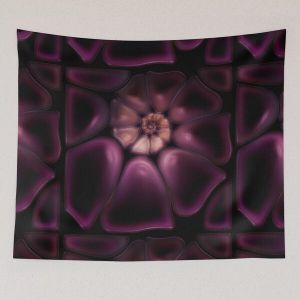 Item preview, Dark Abstract Psychedelic Spiral Curve designed and sold by kernowerno.