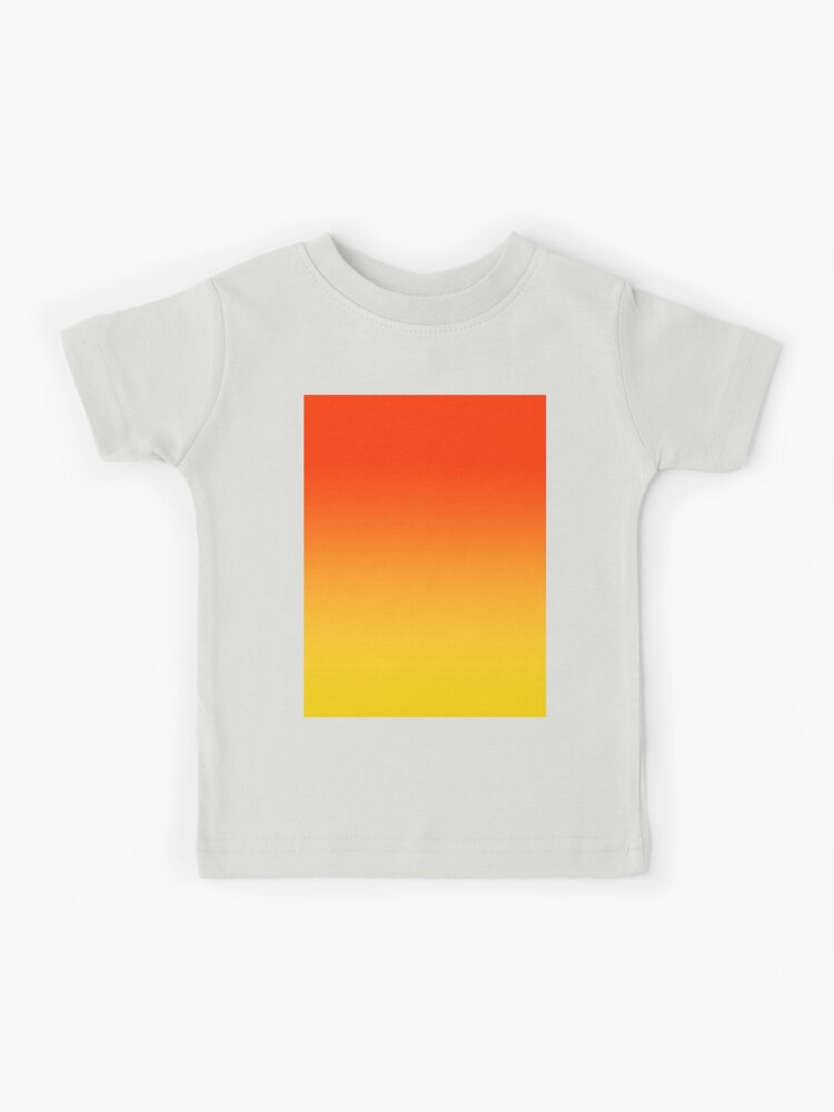 Orange and White Ombre T-shirt Gift Gradient Pattern Tee Shirt 
