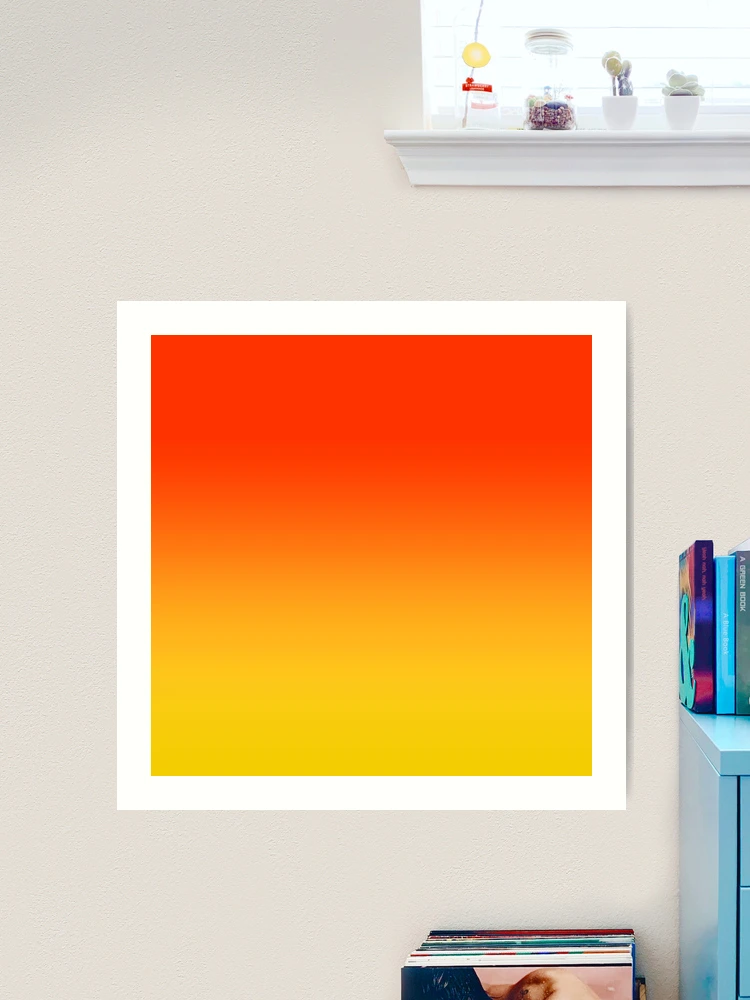 OMBRE GRADIENT ORANGE RED AND YELLOW ONE OF 100 CHIC OMBRE 2