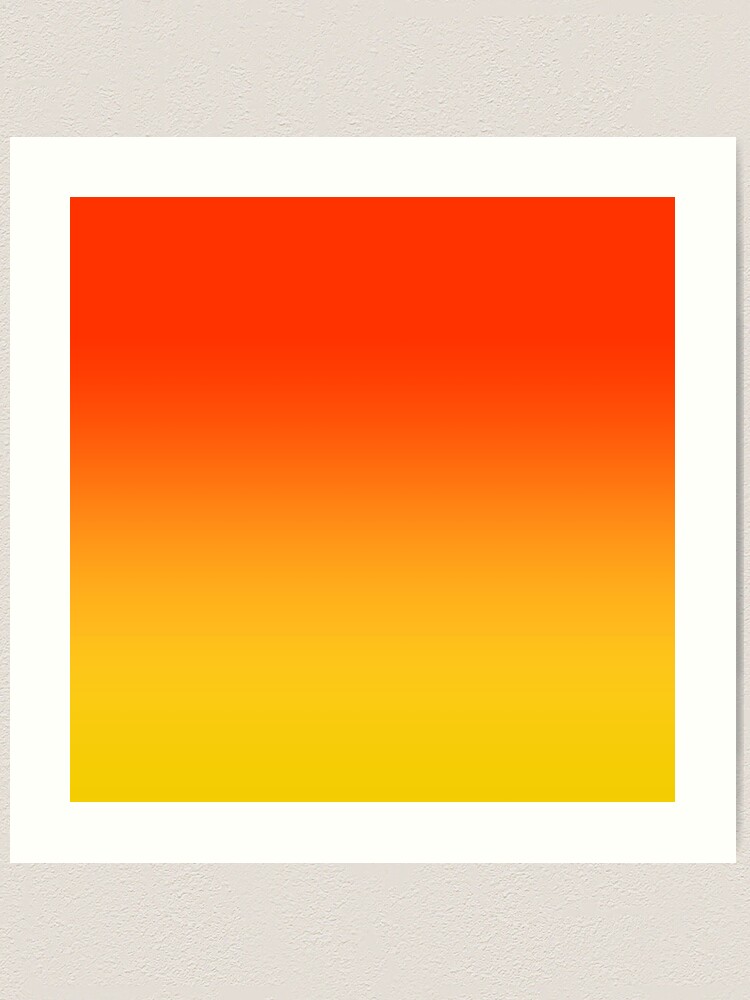 Red Orange Yellow Ombre ☆ Pattern Vinyl