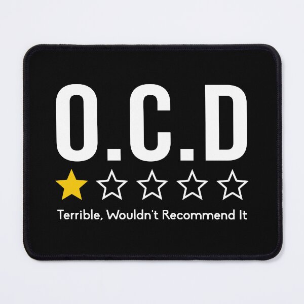 Item preview, OCD Terrible Wouldn't Recommend It! - Funny Obsessive Compulsive Disorder designed and sold by T-shirt For You.