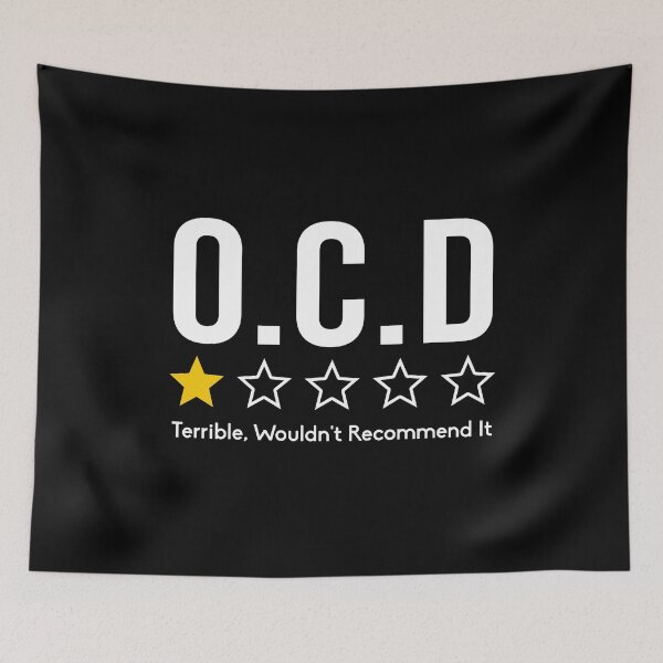 Item preview, OCD Terrible Wouldn't Recommend It! - Funny Obsessive Compulsive Disorder designed and sold by T-shirt For You.