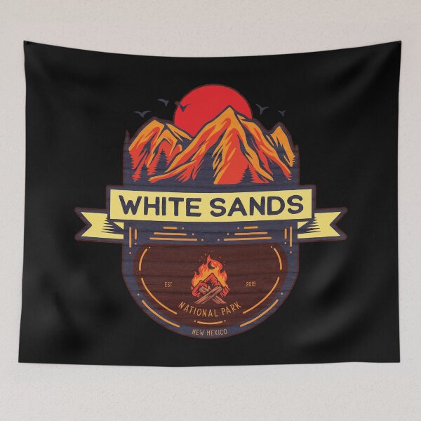 Item preview, White Sands National Park Sun & Mountains designed and sold by JordanHolmes.