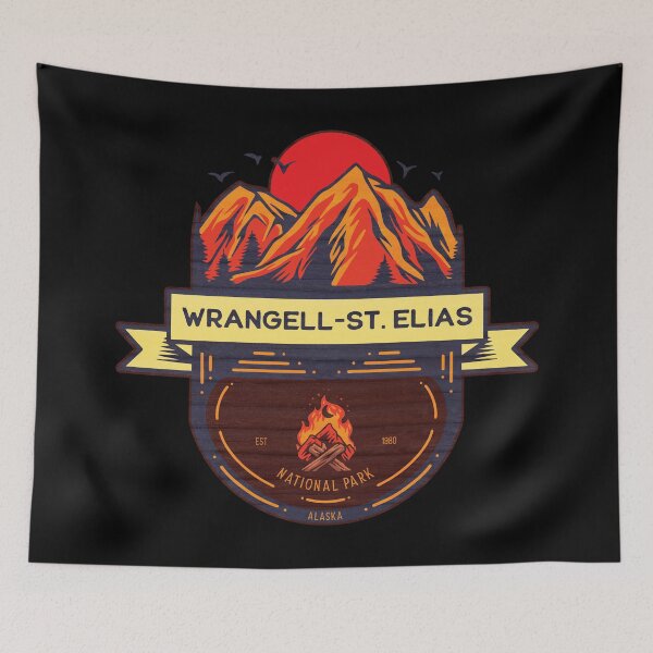 Item preview, Wrangell St Elias National Park Sun & Mountains designed and sold by JordanHolmes.
