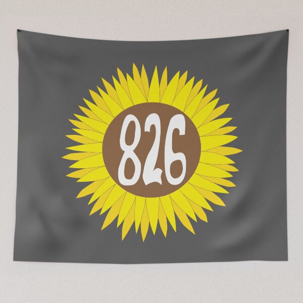 Item preview, Hand Drawn Virginia Sunflower 826 Area Code designed and sold by itsrturn.
