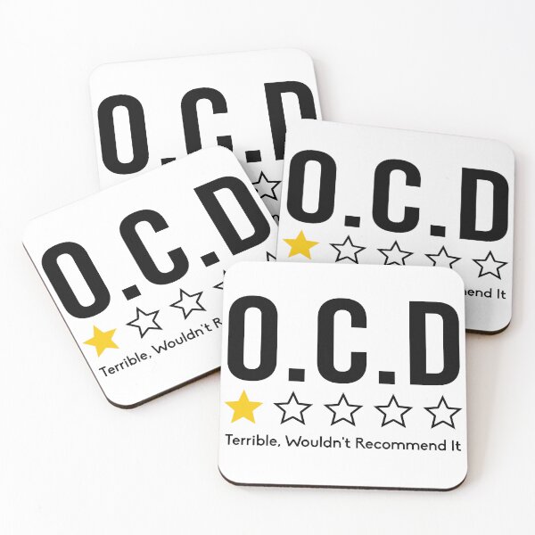 Item preview, OCD Terrible Wouldn't Recommend It! - Funny Obsessive Compulsive Disorder designed and sold by T-shirt For You.