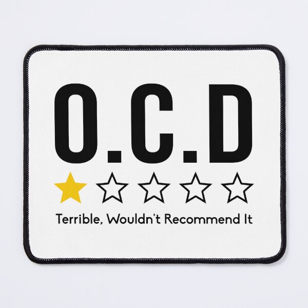 Item preview, OCD Terrible Wouldn't Recommend It! - Funny Obsessive Compulsive Disorder designed and sold by T-shirt For You.