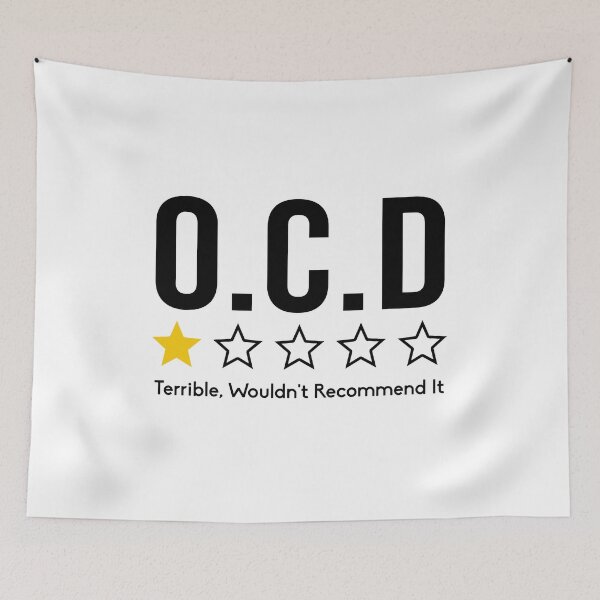 Item preview, OCD Terrible Wouldn't Recommend It! - Funny Obsessive Compulsive Disorder designed and sold by T-shirt For You.