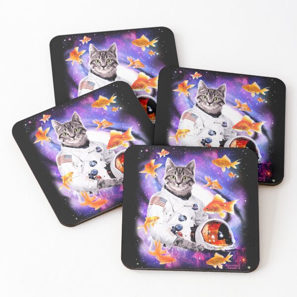 Item preview, Galaxy Cat Shirt, Cat UFO Shirt, Funny Cat Tee, Cat Graphic T-Shirt designed and sold by SiloPressCo.