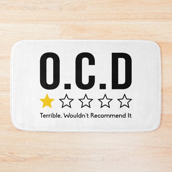 Item preview, OCD Terrible Wouldn't Recommend It! - Funny Obsessive Compulsive Disorder designed and sold by T-shirt For You.