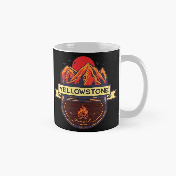 Artikelvorschau, Sonne und Berge im Yellowstone-Nationalpark entworfen und verkauft von JordanHolmes.