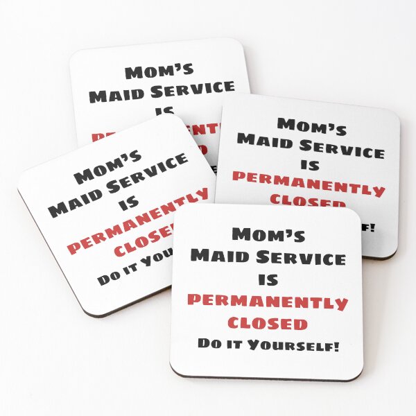 Item preview, Maid's Service Closed designed and sold by blakcirclegirl.