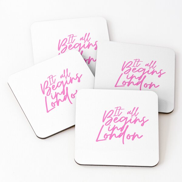 Item preview, It all Begins in London! - Pink designed and sold by MixedBags.