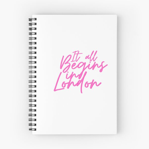 Item preview, It all Begins in London! - Pink designed and sold by MixedBags.