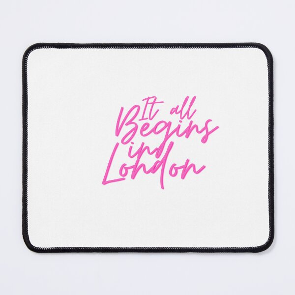 Item preview, It all Begins in London! - Pink designed and sold by MixedBags.