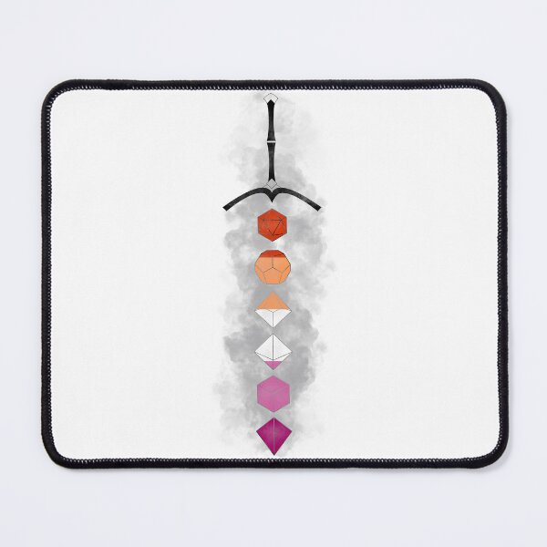 Item preview, Lesbian Pride Sword (black) designed and sold by dysfnctnlysane.