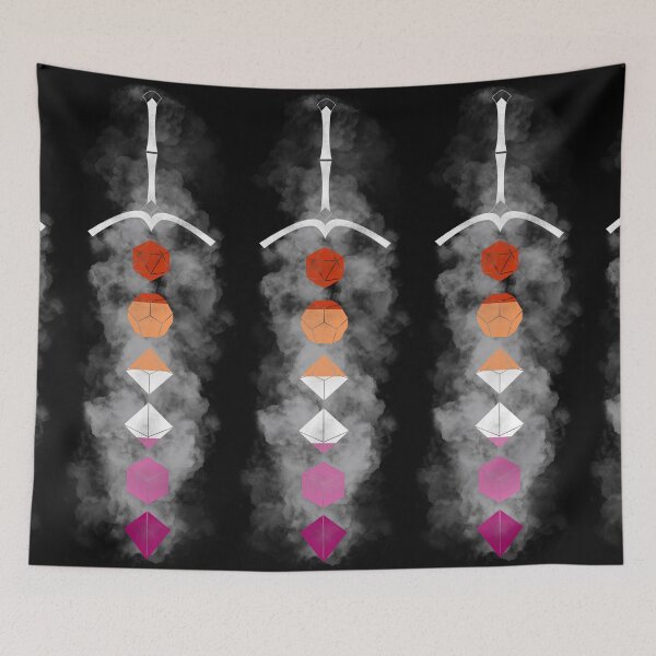 Item preview, Lesbian Pride Sword (white) designed and sold by dysfnctnlysane.