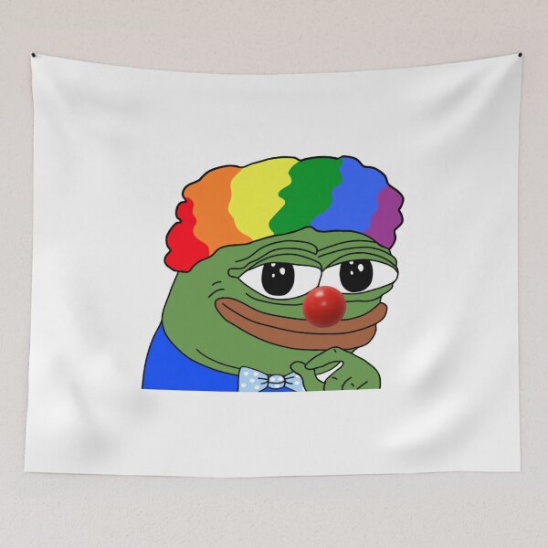 Item preview, clown frog meme designed and sold by Donya-Adel.