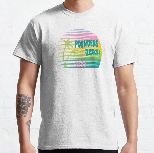 Pounders Beach Oahu Hawaii Classic T-Shirt