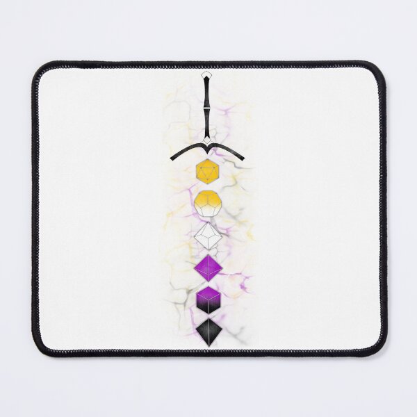 Item preview, Nonbinary Pride Sword (black) designed and sold by dysfnctnlysane.